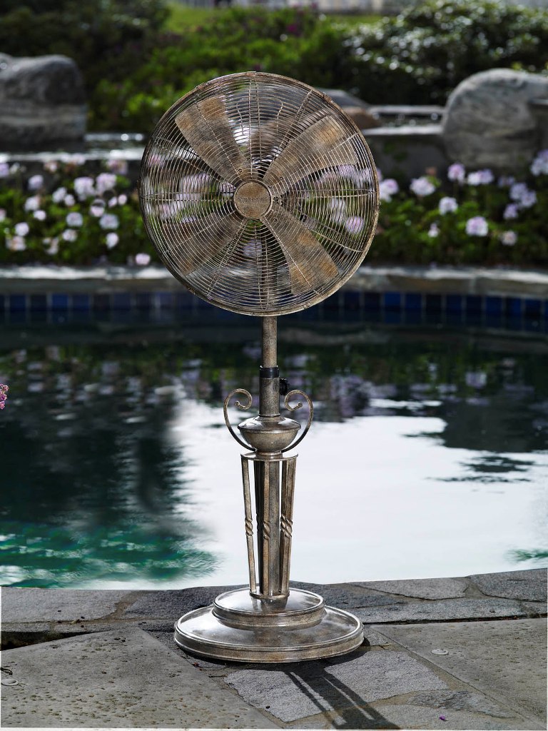 DBF0619 Lido Outdoor Patio Fan Floor Standing Outdoor Fan by Deco Breeze